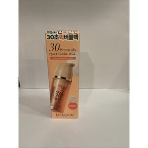Menokin 30 Seconds Quick Bubble Mask No Sheet Lift Repair, Bright